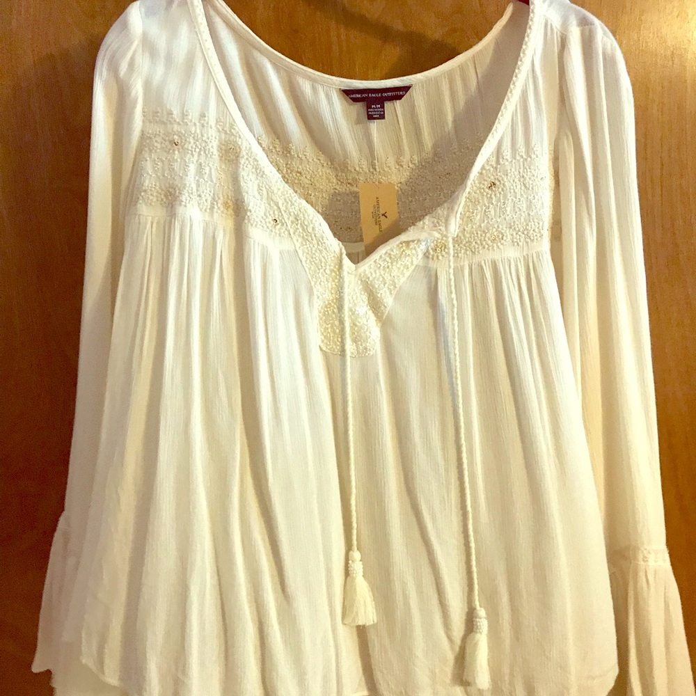 AE bell sleeve breezy top